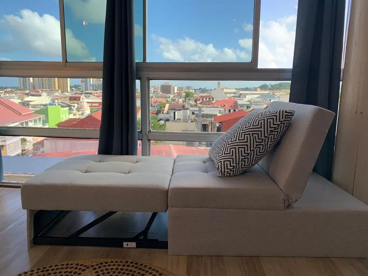 Penthouse 10 Min Port Croisiere Et Aeroport Apartamento Pointe-à-Pitre